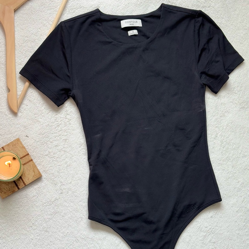 Aritzia Women's Black Bodysuit